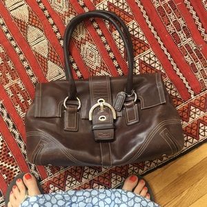 Coach. Brown leather Coach bag